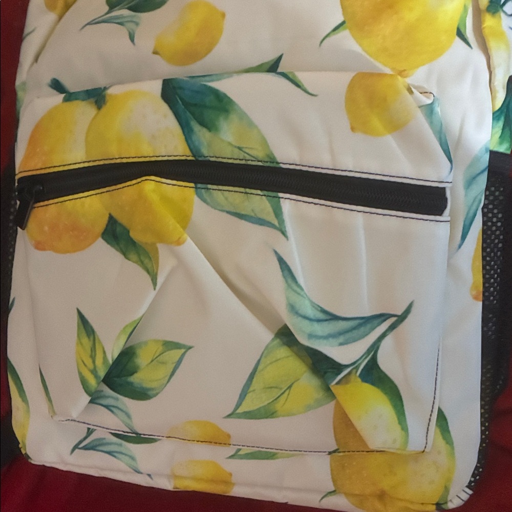Lemon Print Backpack NEW - Picture 5 of 5